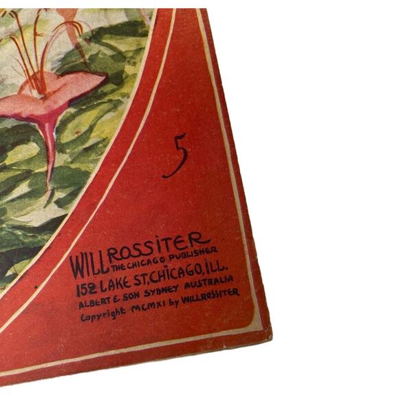 1910 Someday When Your Heart Has Found Its Mate Large Sheet Music - Picture 8 of 9